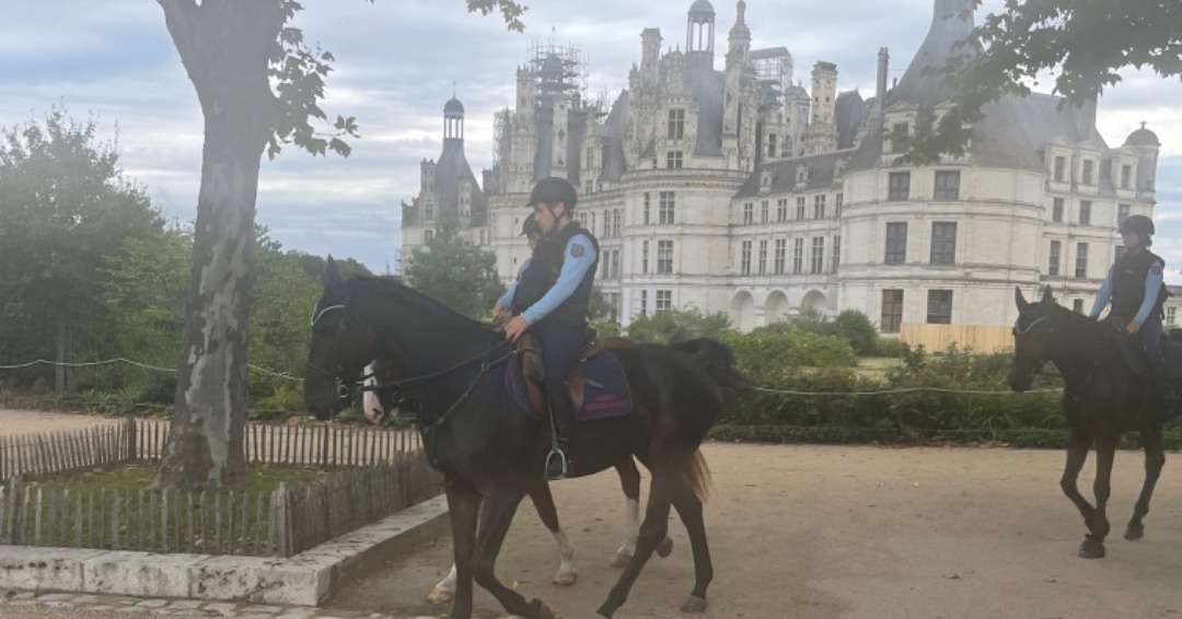 planning a trip to France Town's mounted police